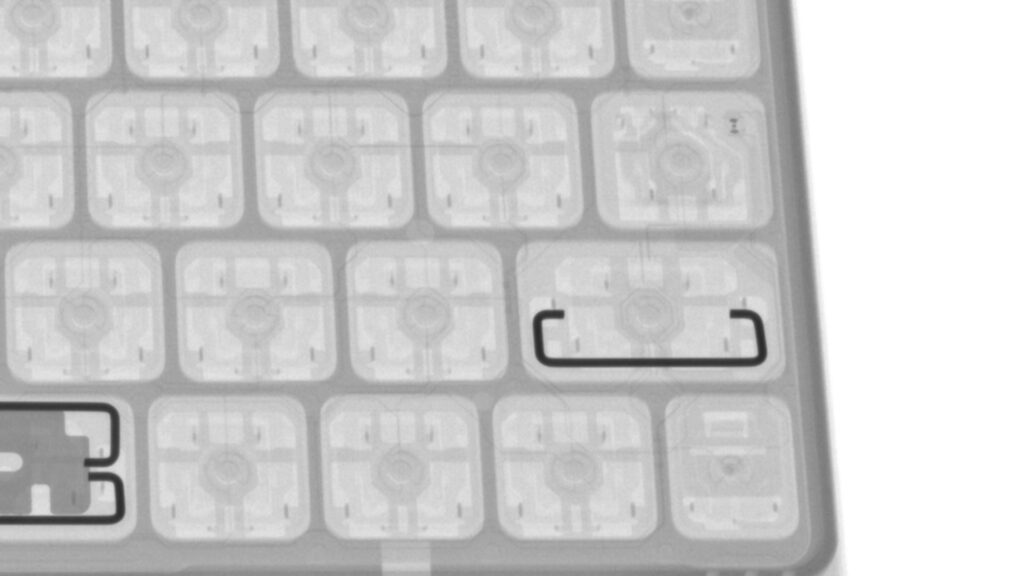 рентгенови изображения на Magic Keyboard