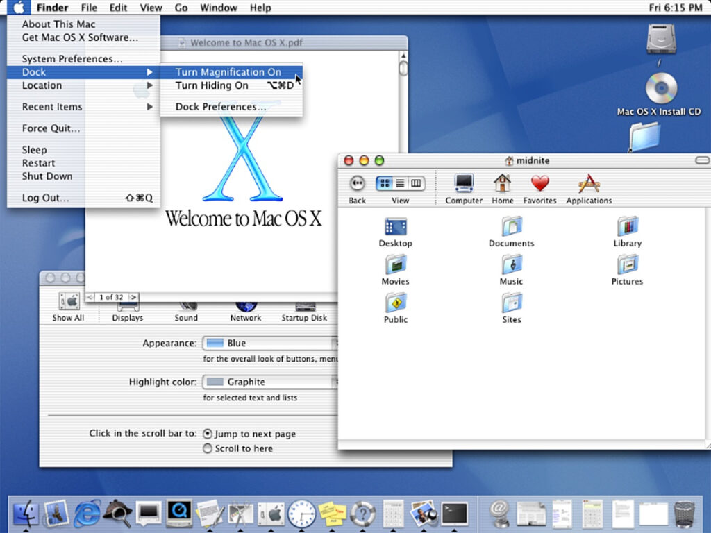 20 години Mac OS X